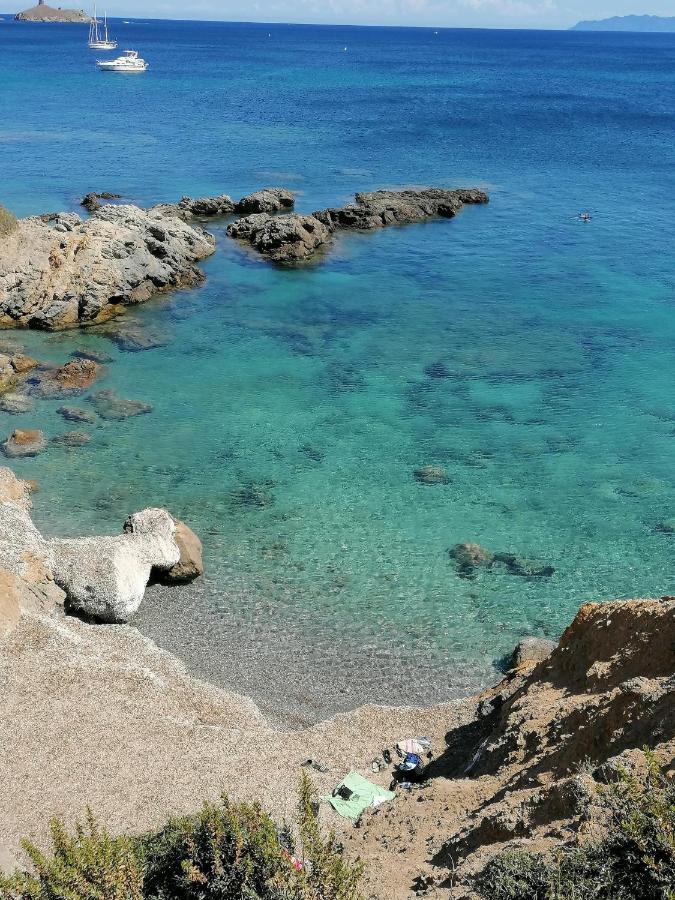 Coin De Paradis Vue Dominante Sur Mer, Montagne Et Tour Genoise Avec Jacuzzi Pino Exterior photo