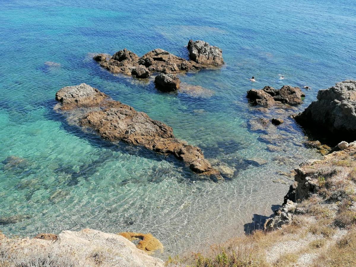 Coin De Paradis Vue Dominante Sur Mer, Montagne Et Tour Genoise Avec Jacuzzi Pino Exterior photo