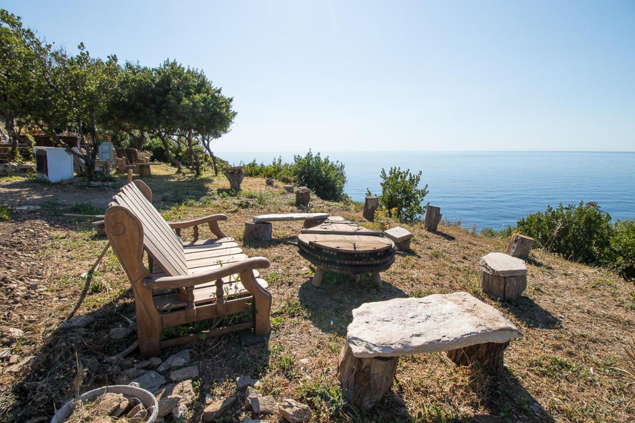 Coin De Paradis Vue Dominante Sur Mer, Montagne Et Tour Genoise Avec Jacuzzi Pino Exterior photo